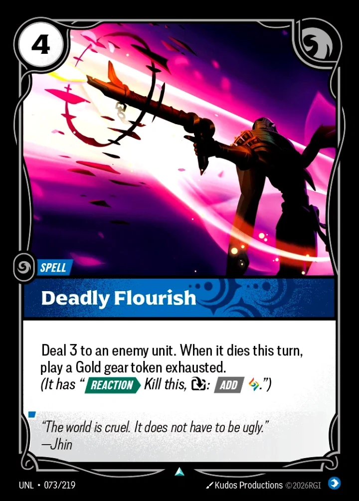 Deadly Flourish