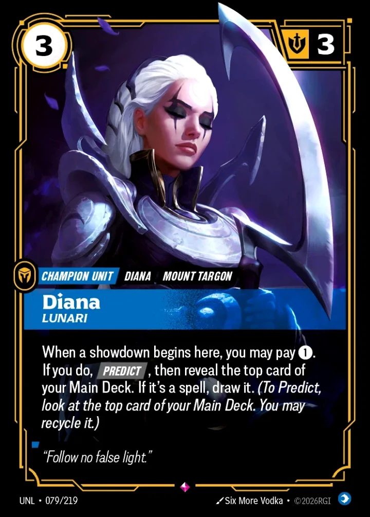 Diana, Lunari (V.1 - Rare)