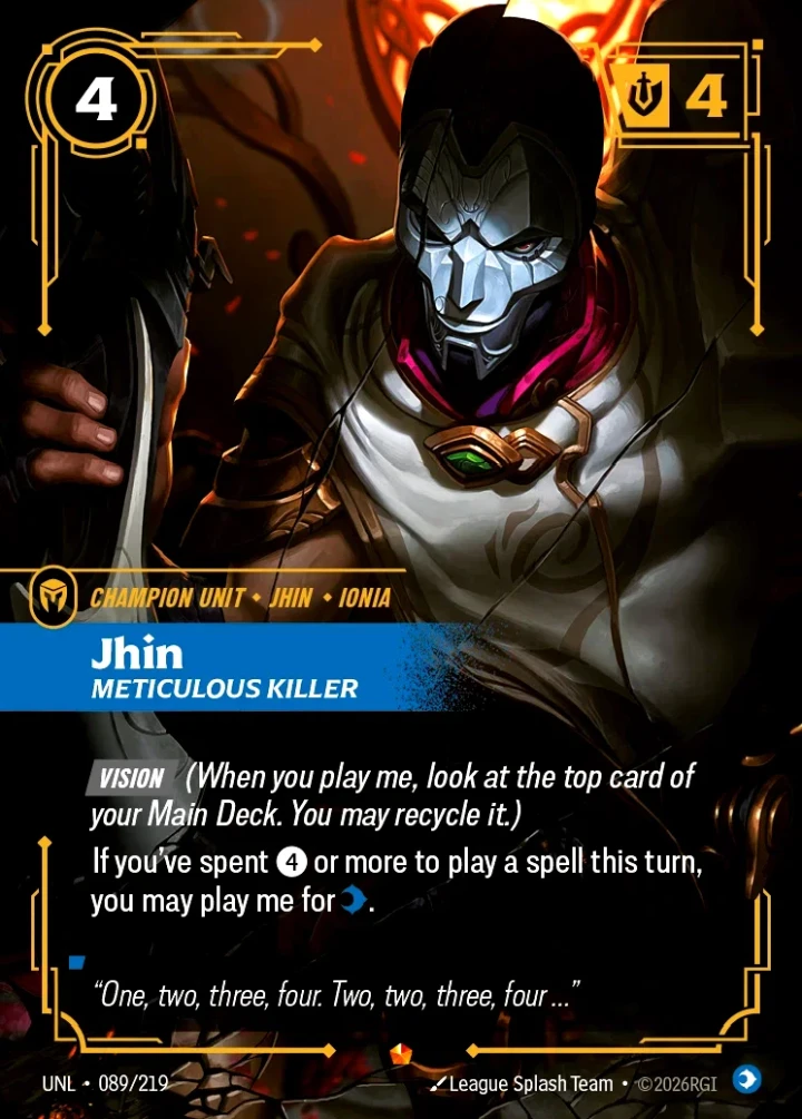 Jhin, Meticulous Killer (V.1 - Epic)