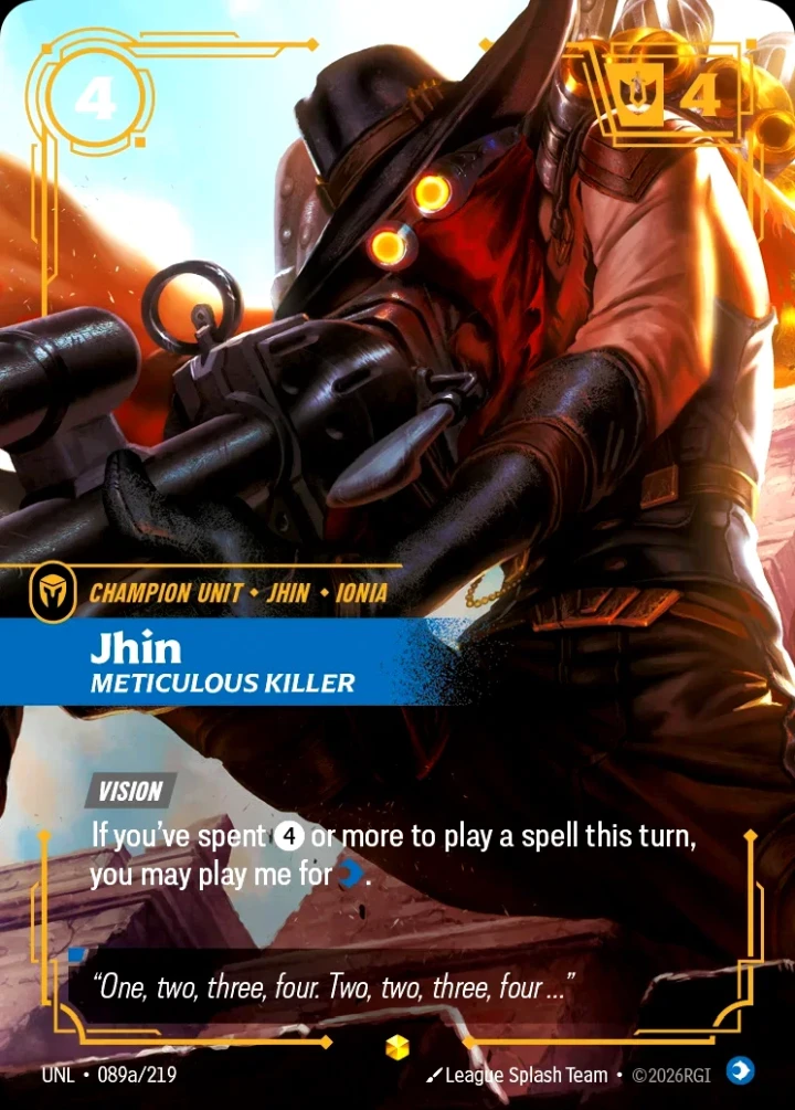 Jhin, Meticulous Killer (V.2 - Showcase)