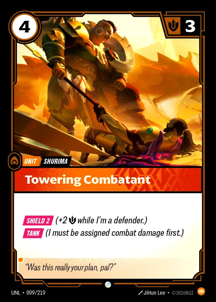 Towering Combatant