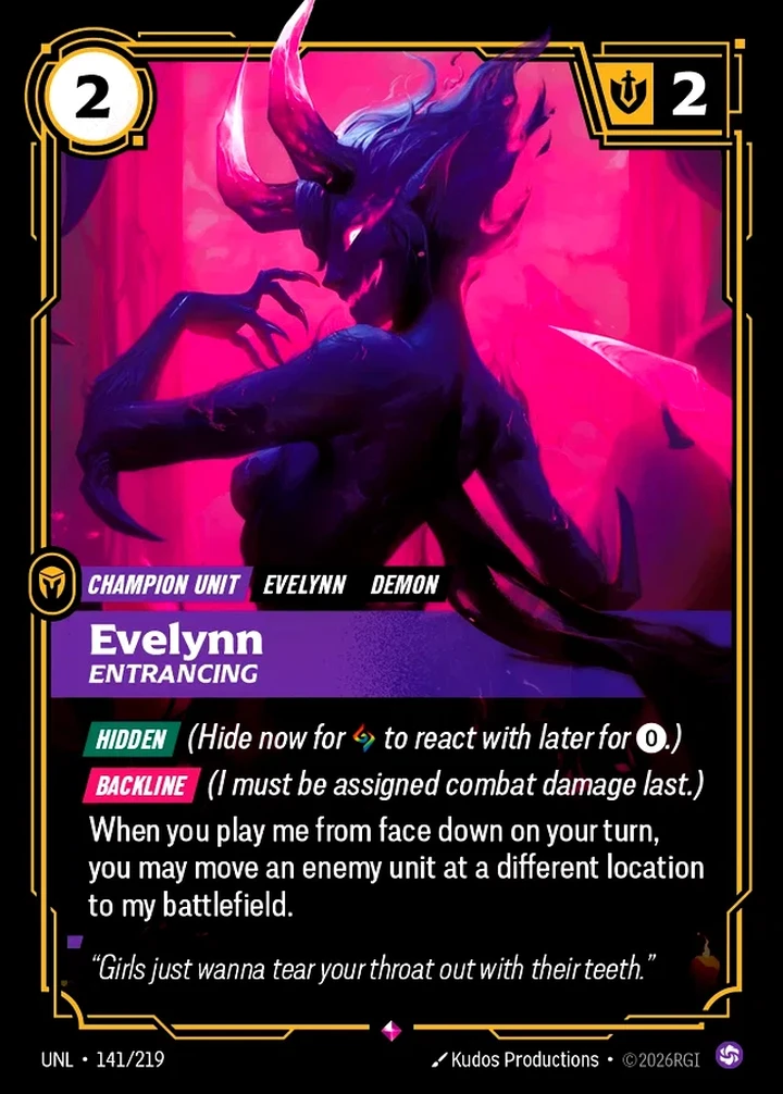 Evelynn, Entrancing