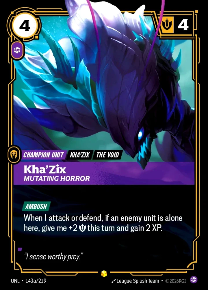 Kha'Zix, Mutating Horror (V.2 - Showcase)