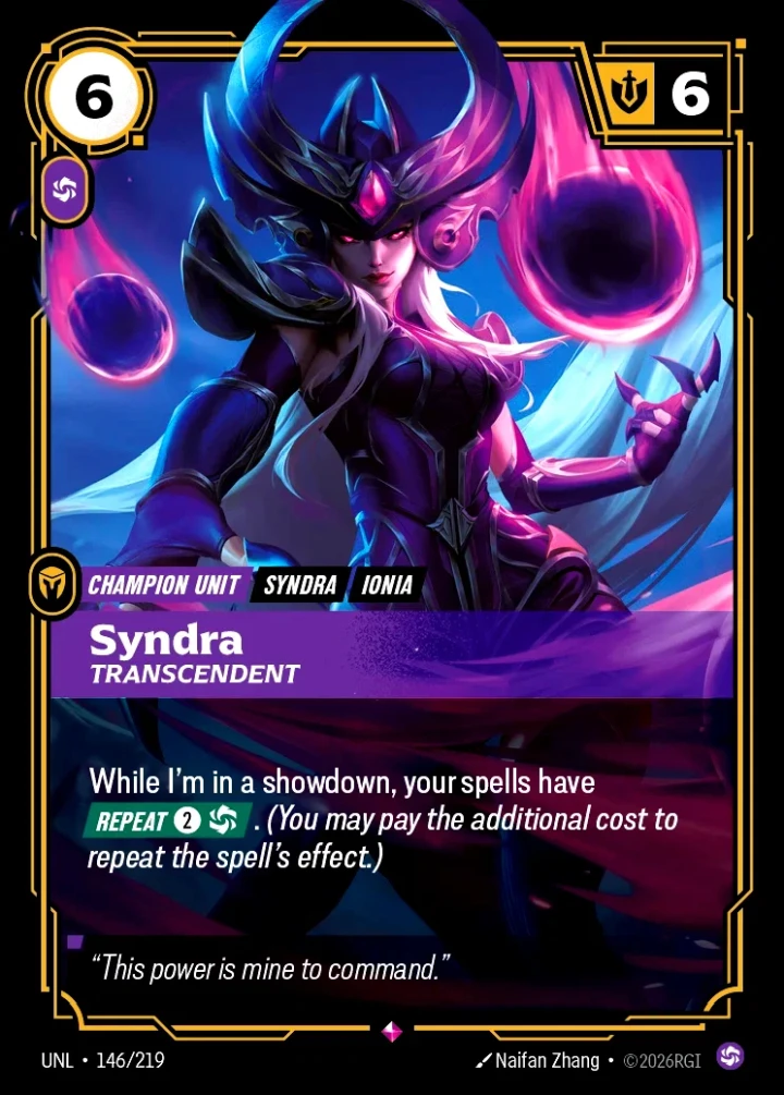 Syndra, Transcendent