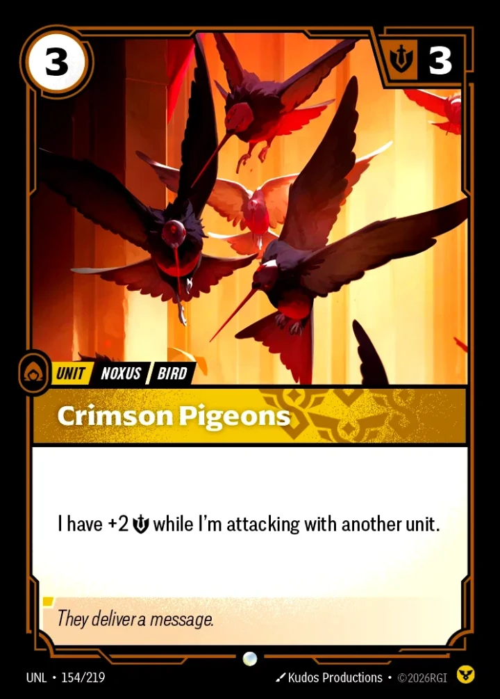 Crimson Pigeons