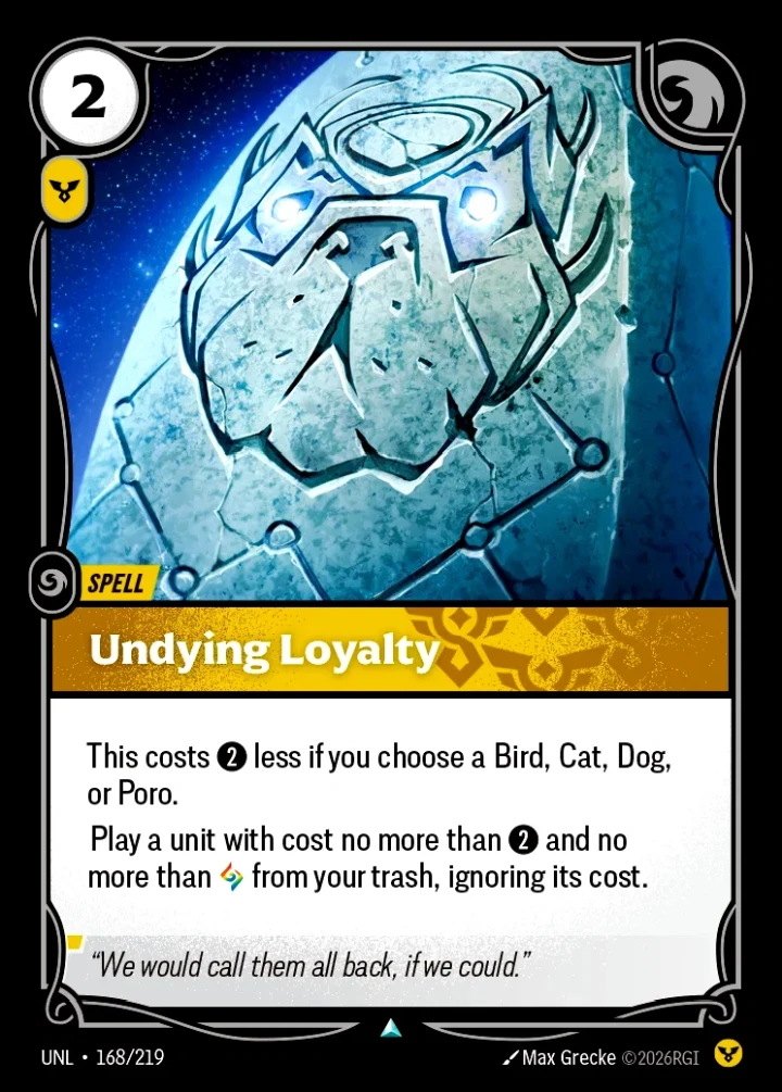 Undying Loyalty