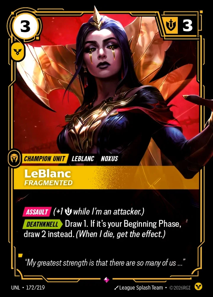 Leblanc, Fragmented (V.1 - Rare)