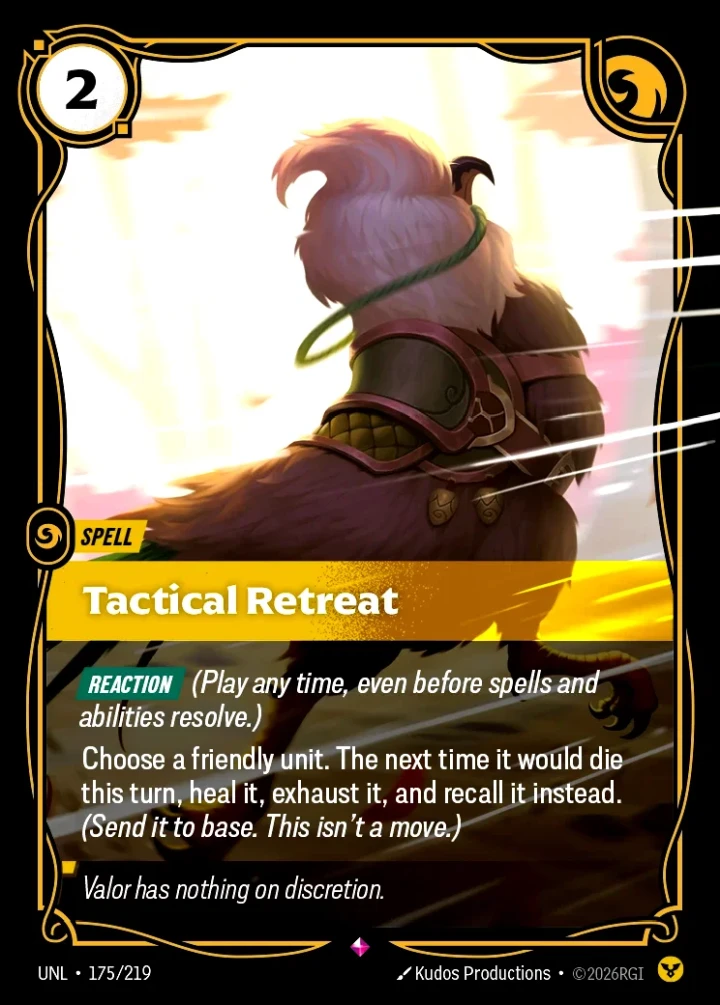 Tactical Retreat