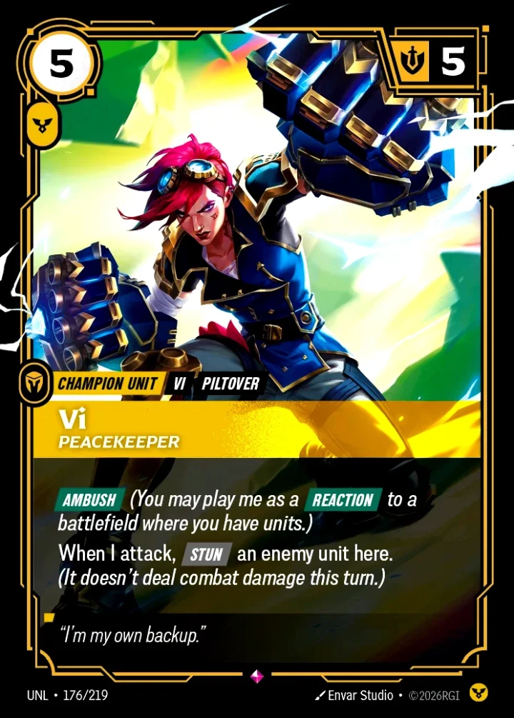 Vi, Peacekeeper (V.1 - Rare)