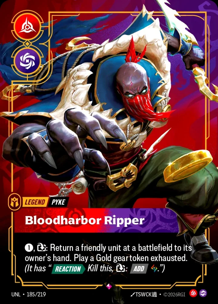 Pyke, Bloodharbor Ripper (V.1 - Rare)