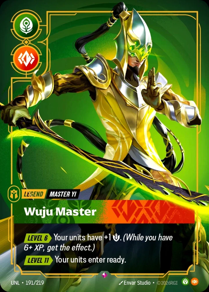 Master Yi, Wuju Master (V.1 - Rare)