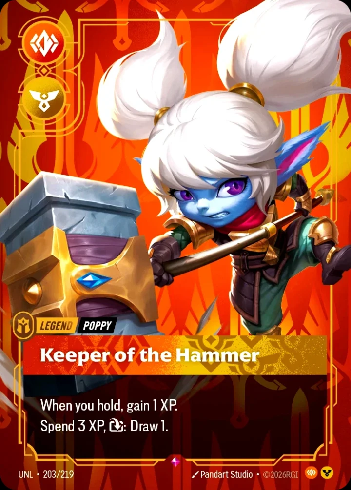 Poppy, Keeper of the Hammer (V.1 - Rare)