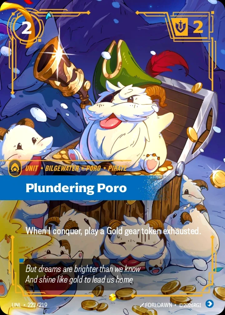Plundering Poro
