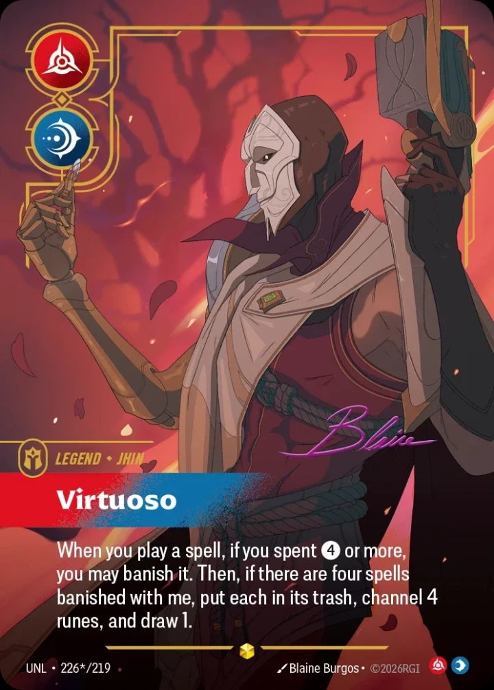 Jhin, Virtuoso (V.3 - Signed Showcase)