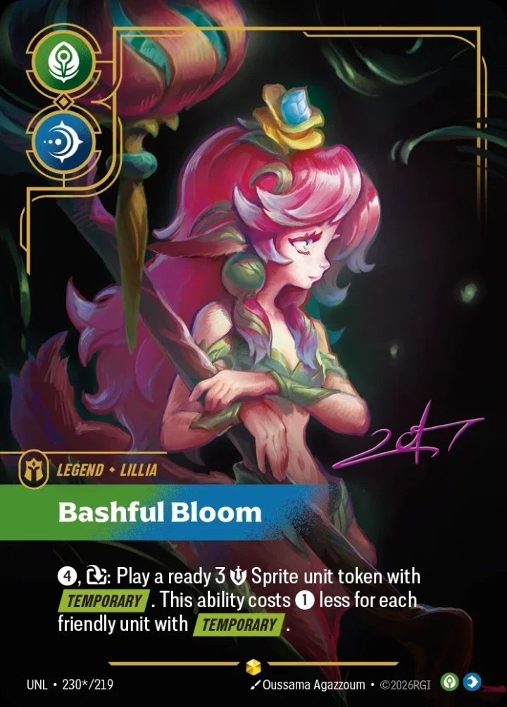 Lillia, Bashful Bloom (V.3 - Signed Showcase)