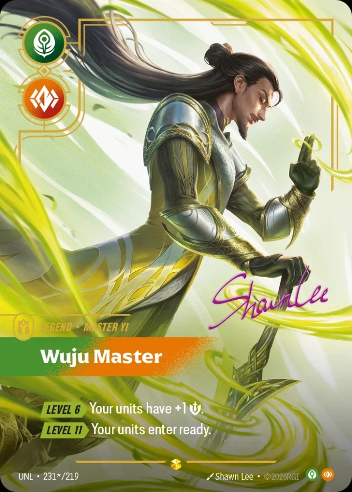 Master Yi, Wuju Master (V.3 - Signed Showcase)