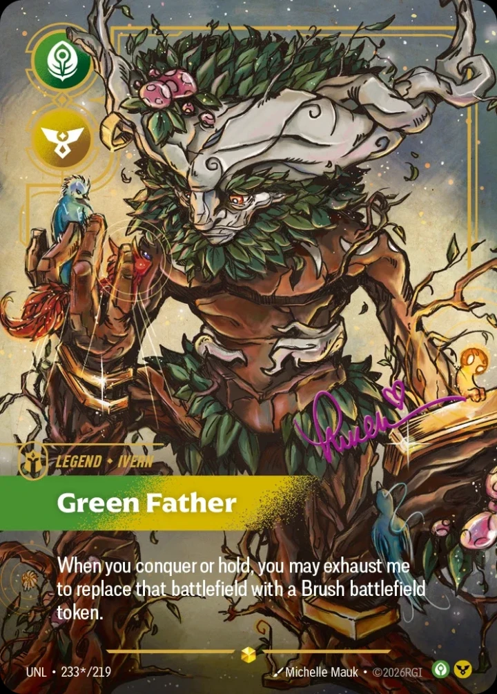 Ivern, Green Father (V.3 - Signed Showcase)