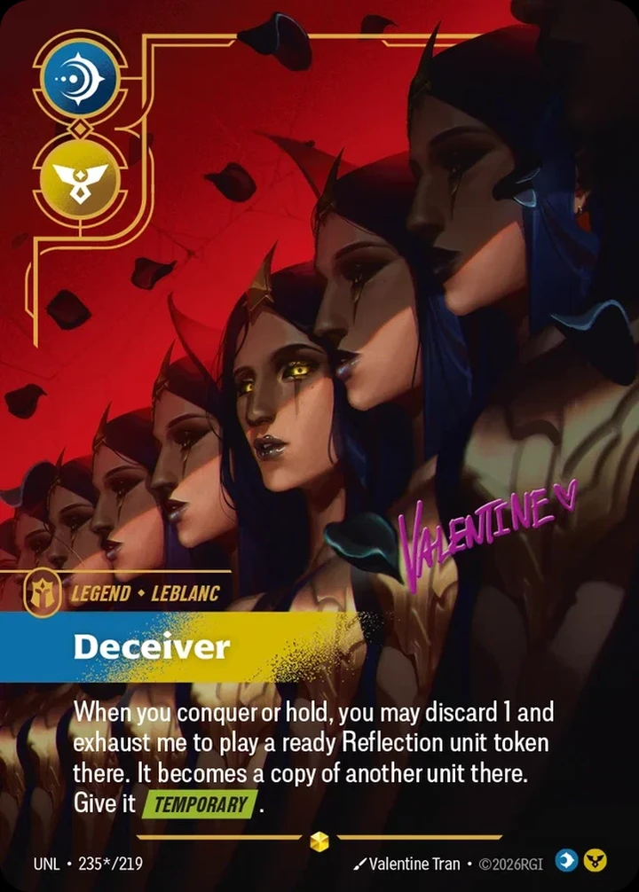 Leblanc, Deceiver (V.3 - Signed Showcase)