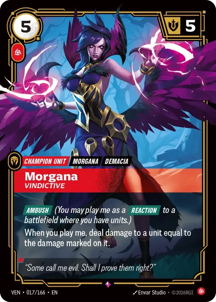 Morgana, Vindictive (V.1 - Rare)