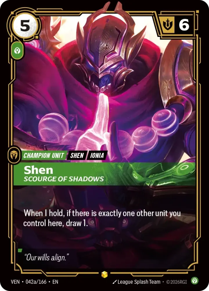 Shen, Scourge of Shadows (V.2 - Showcase)