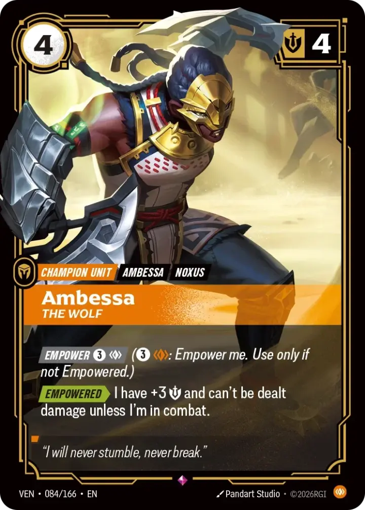 Ambessa, The Wolf (V.1 - Rare)