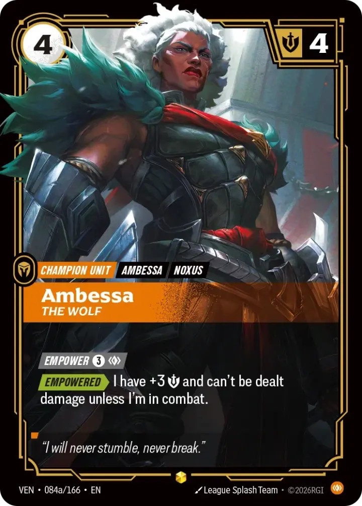 Ambessa, The Wolf (V.2 - Showcase)