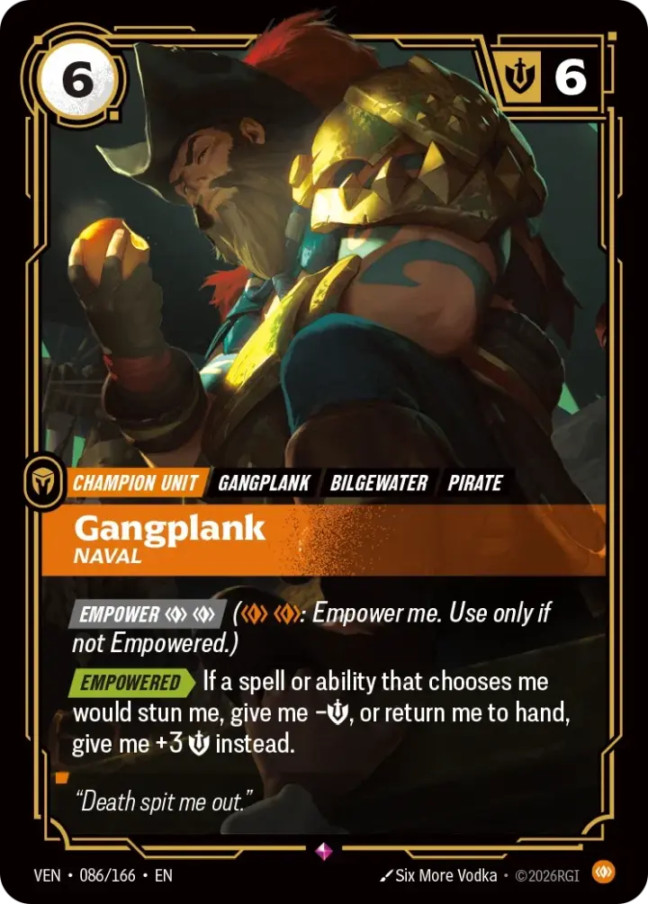 Gangplank, Naval (V.1 - Rare)