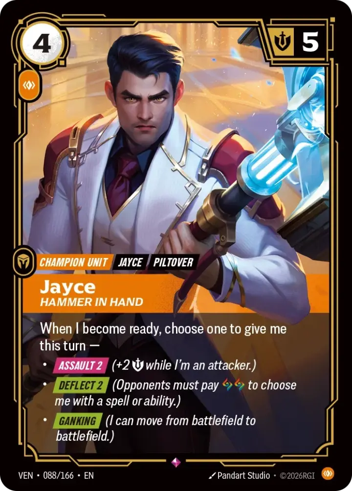Jayce, Hammer in Hand (V.1 - Rare)