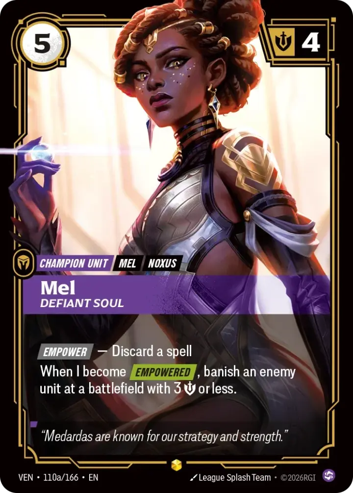 Mel, Defiant Soul (V.2 - Showcase)