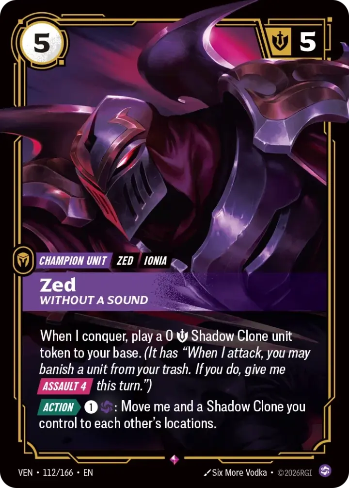 Zed, Without a Sound (V.1 - Rare)
