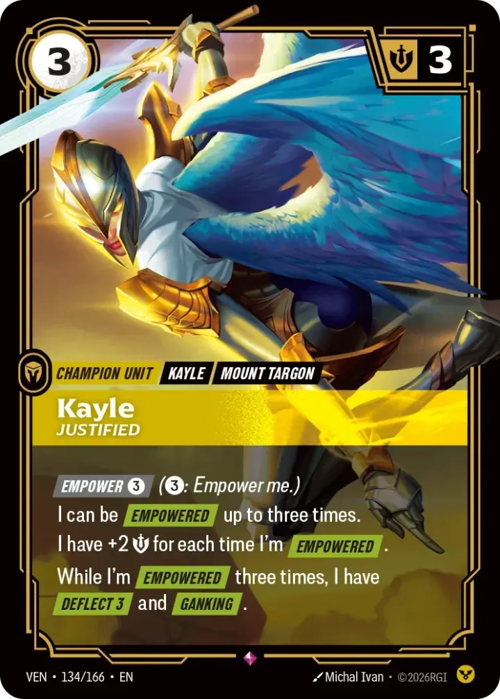 Kayle, Justified (V.1 - Rare)