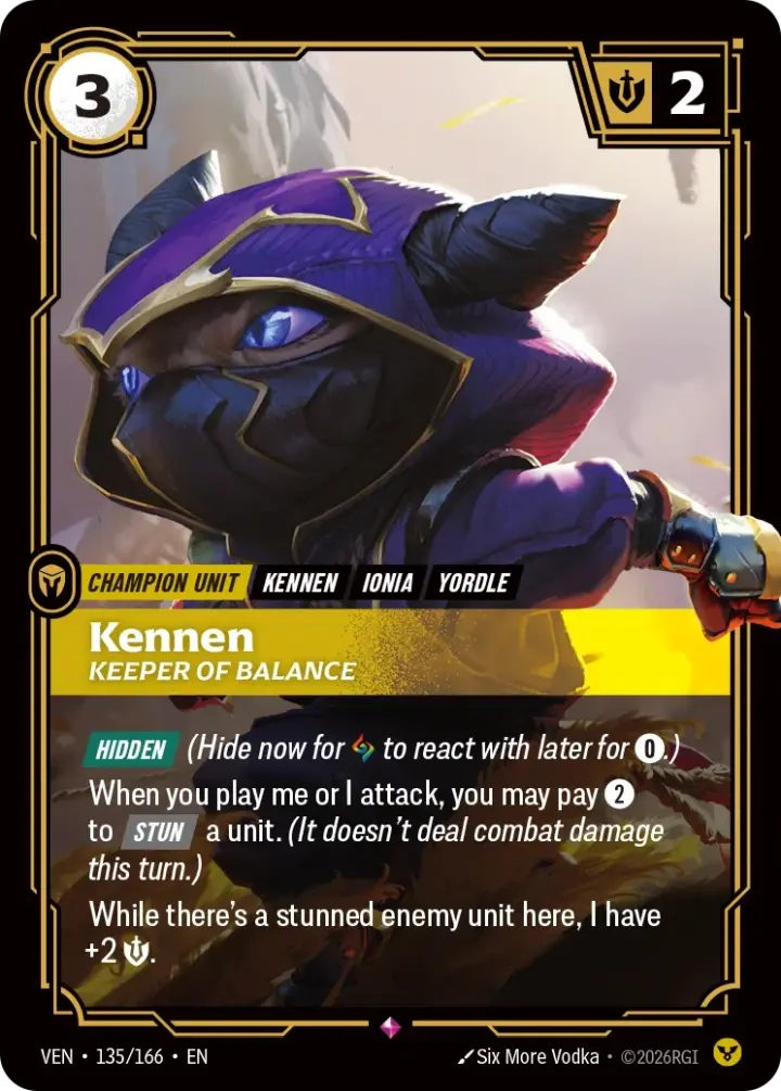 Kennen, Keeper of Balance (V.1 - Rare)