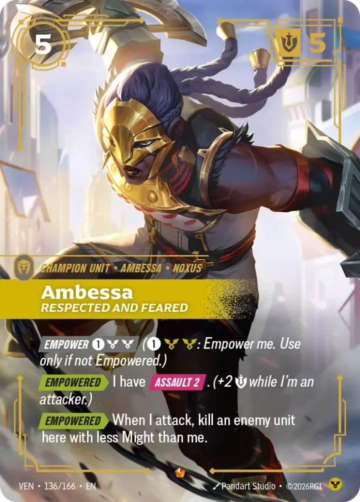 Ambessa, Respected and Feared (V.1 - Epic)