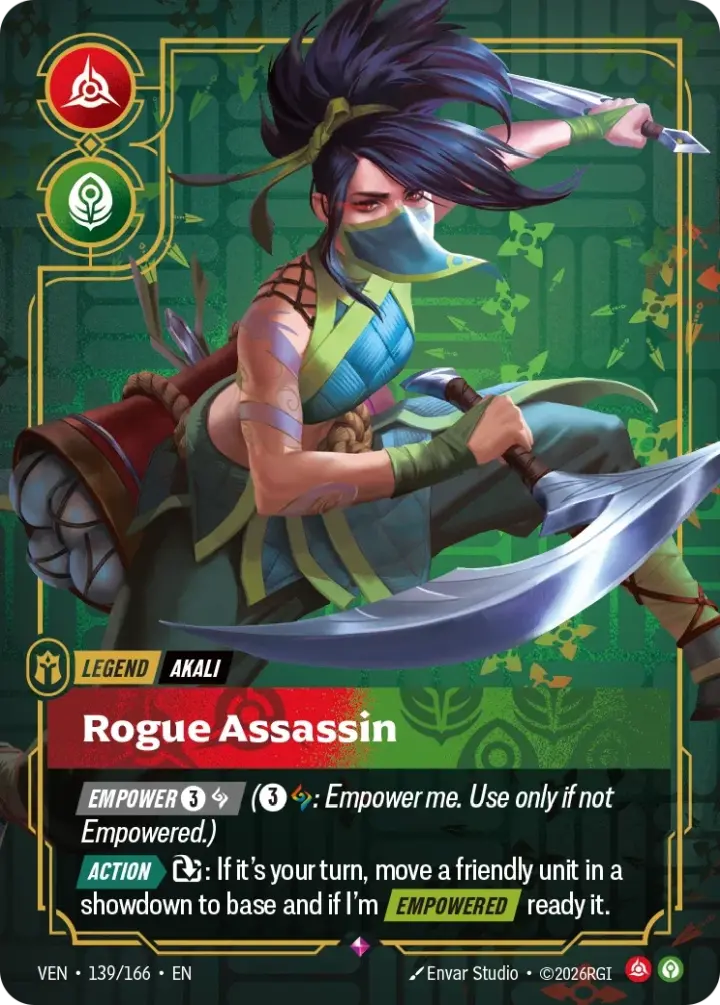 Akali, Rogue Assassin (V.1 - Rare)