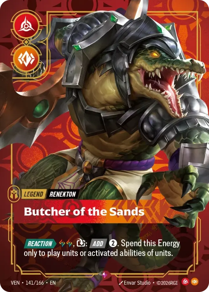 Renekton, Butcher of the Sands (V.1 - Rare)