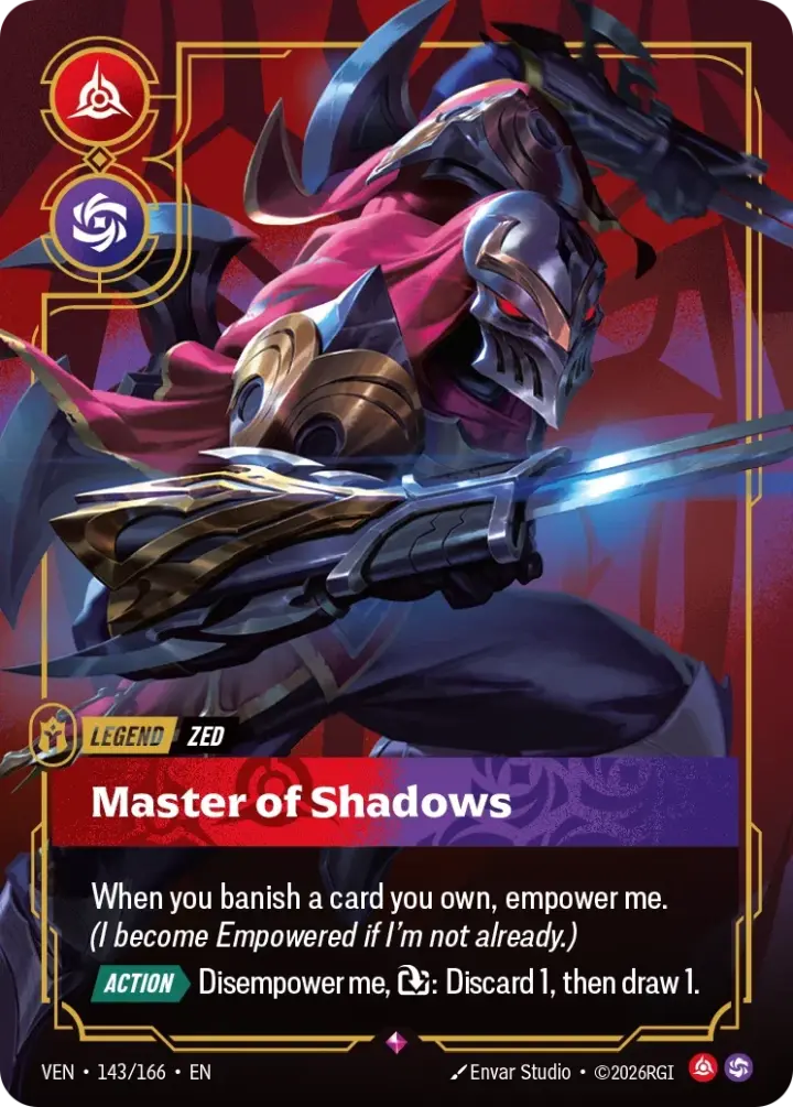 Zed, Master of Shadows (V.1 - Rare)
