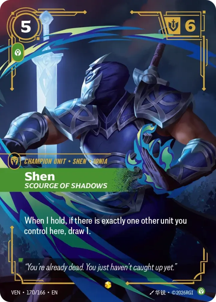 Shen, Scourge of Shadows (V.3 - Showcase)