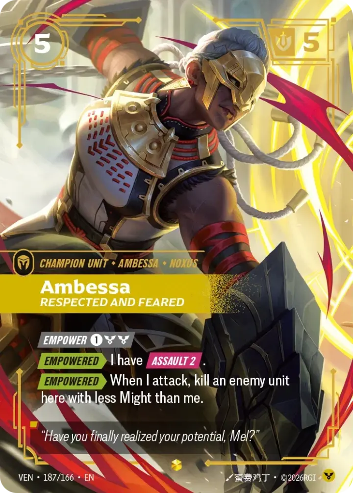 Ambessa, Respected and Feared (V.3 - Showcase)