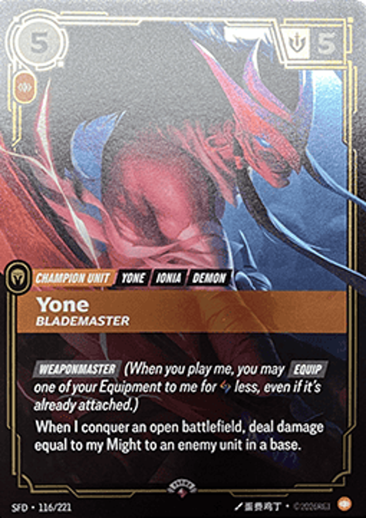 Yone, Blademaster