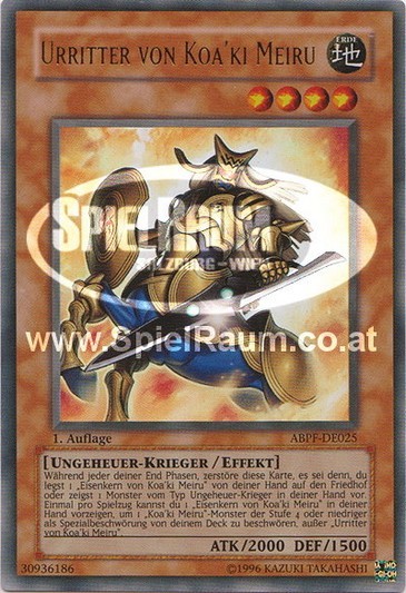 Koa'ki Meiru Urnight (V.1 - Ultra Rare)