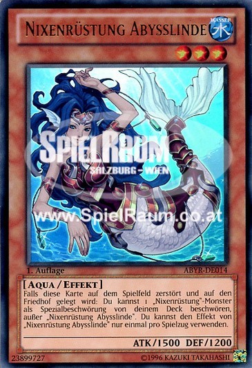Mermail Abysslinde (V.2 - Ultimate Rare) Single: Yu-Gi-Oh! Abyss Rising Einzelkarte