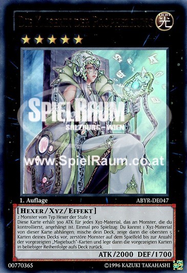 Empress of Prophecy (V.2 - Ultimate Rare) Single: Yu-Gi-Oh! Abyss Rising Einzelkarte