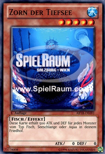 Rage of the Deep Sea Single: Yu-Gi-Oh! Abyss Rising Einzelkarte