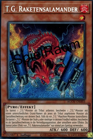 T.G. Rocket Salamander (V.1 - Secret Rare)