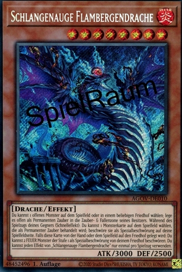 Snake-Eyes Flamberge Dragon (V.1 - Secret Rare)