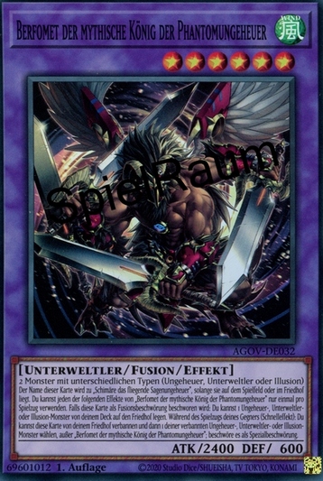 Berfomet the Mythical King of Phantom Beasts
