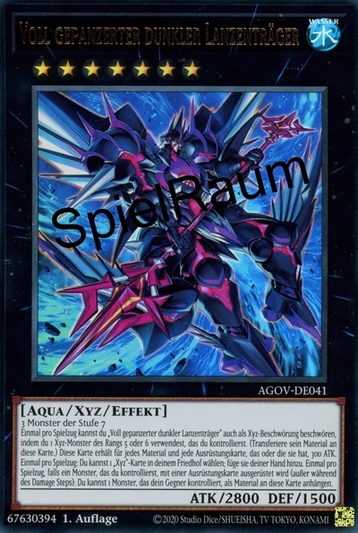 Full Armored Dark Knight Lancer (V.1 - Ultra Rare)