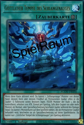 Divine Temple of the Snake-Eye (V.1 - Ultra Rare)