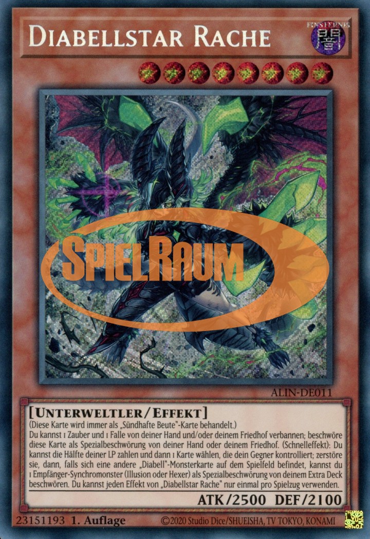 Diabellstar Vengeance (V.1 - Secret Rare)