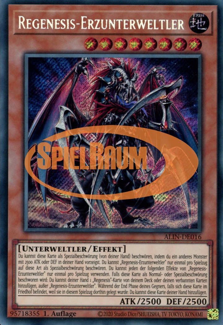 Regenesis Archfiend (V.1 - Secret Rare)